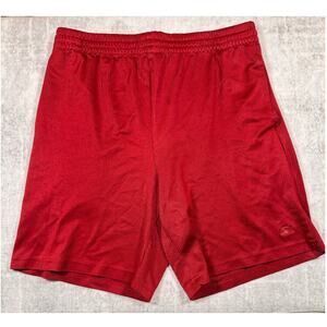 Starter Red Athletic Shorts Mens Medium Mesh Gym Workout Activewear